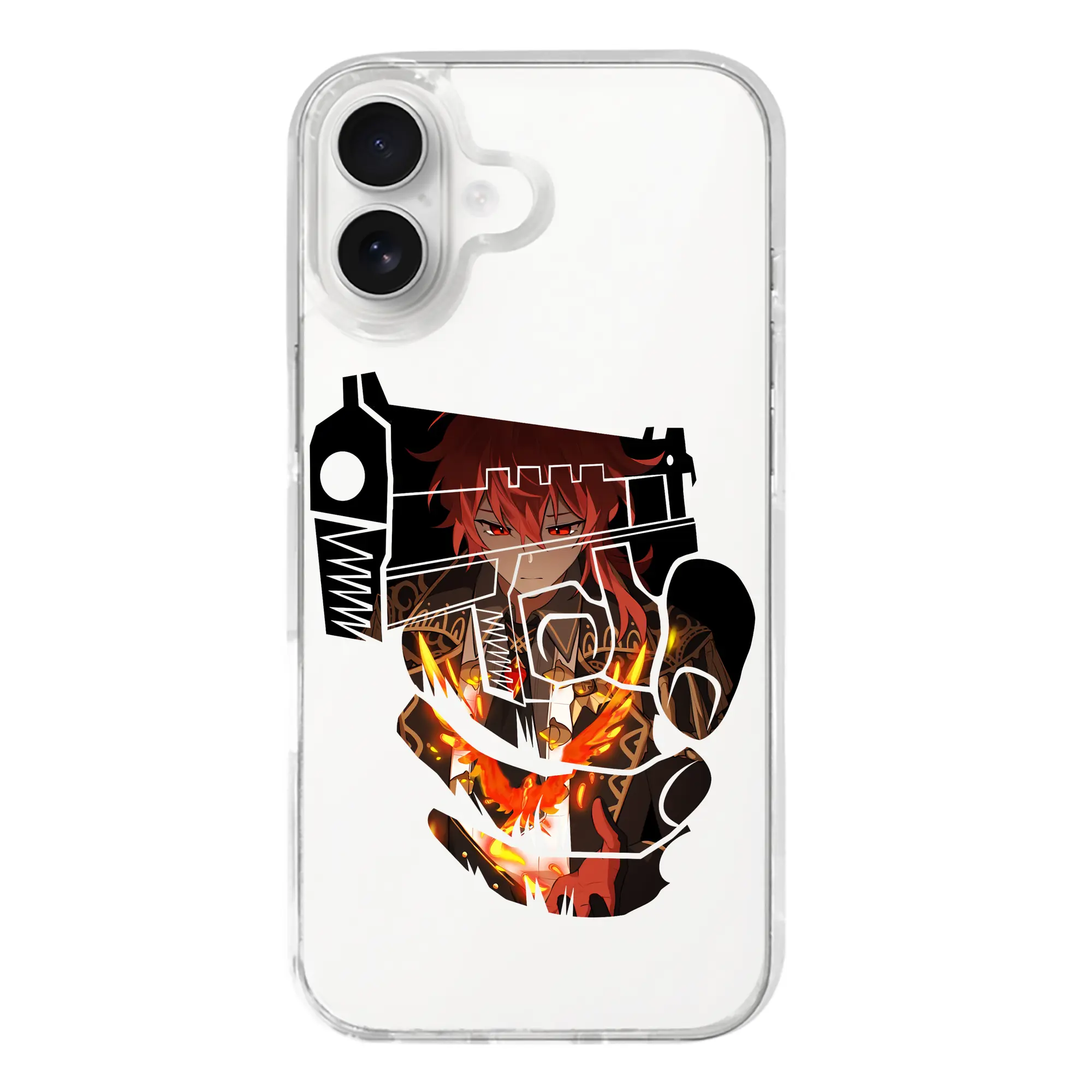 原 神 グッズ ディルック - iPhone 17シリーズ 透明スマホケース – 薄型・耐衝撃・精密フィット保護カバー